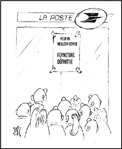 bureau fermé