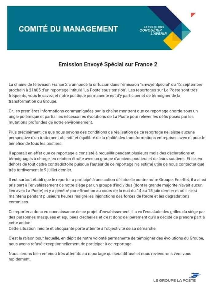 LettreManagementEnvoyeSpecial