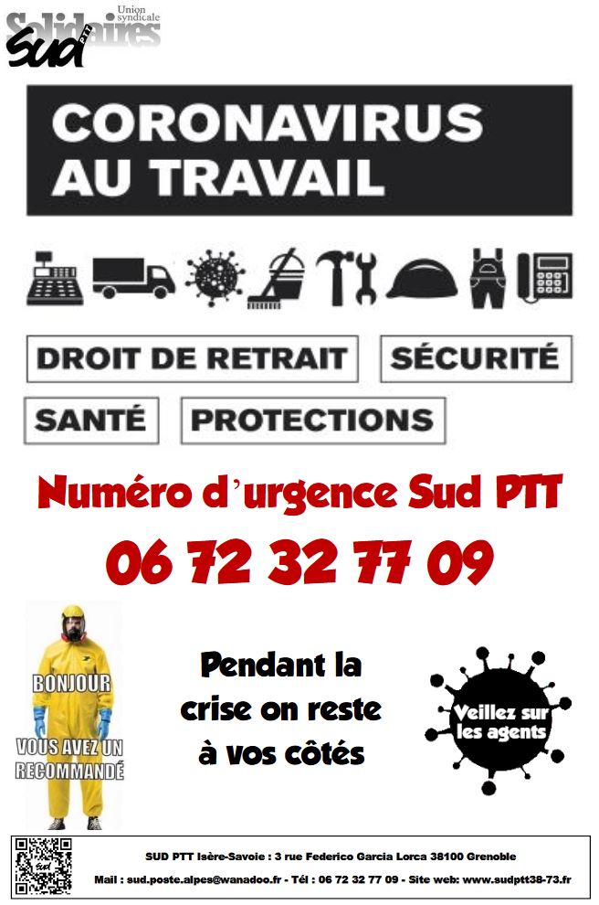 affiche ligne corona sud ptt 7a7df