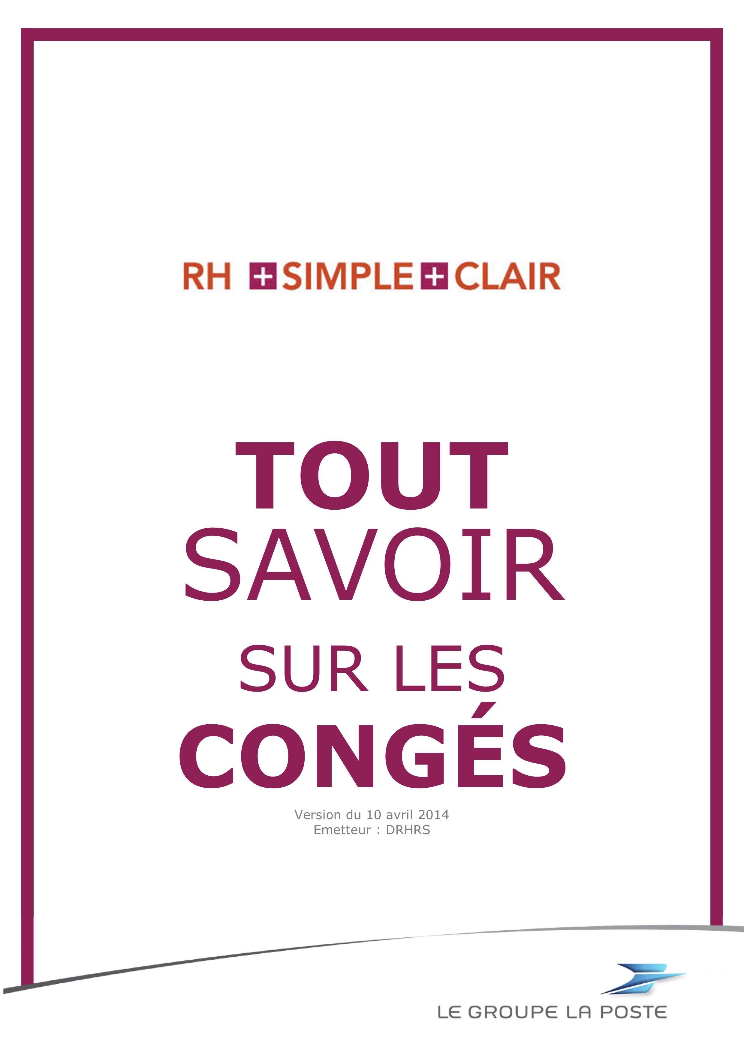 couverture MEMO RH tout savoir sur les congés